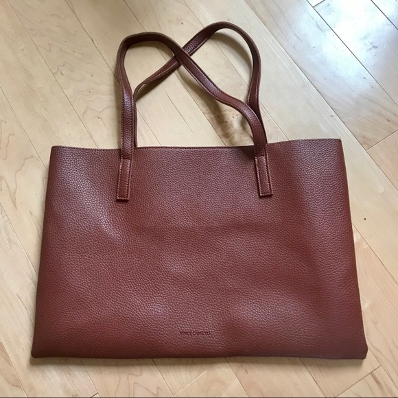 NWOT Vince Camuto Vegan Leather Handbag - Picture 2 of 3